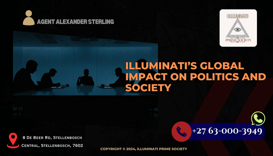 A dark, mysterious silhouette of figures in a clandestine meeting room, symbolizing covert operations and influence.