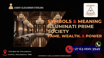 A luxurious candlelit hall set for an elite Illuminati Prime Society gathering in Vienna. (1)
