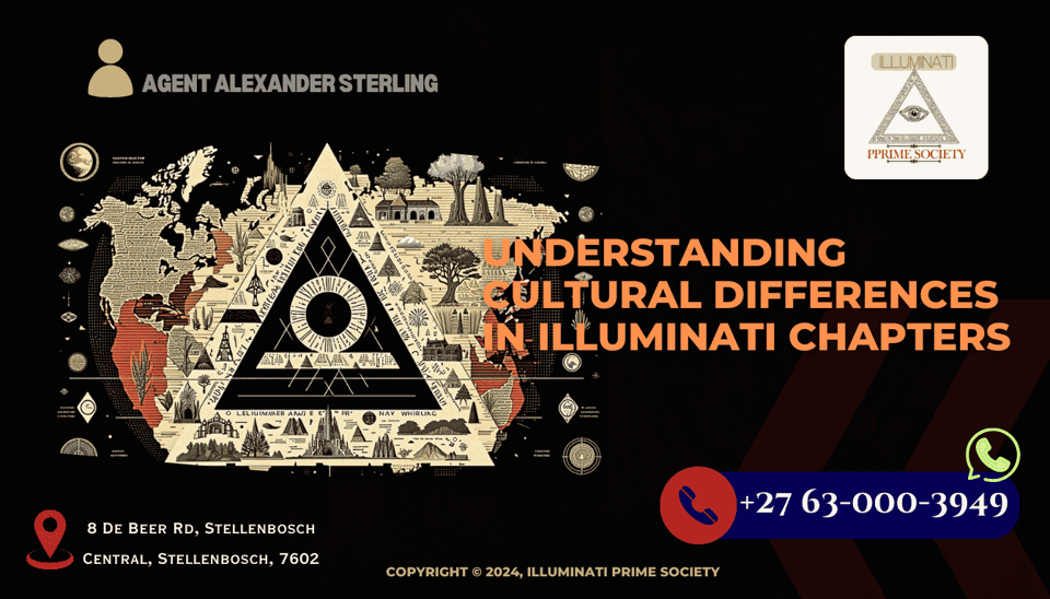 A mysterious, ancient symbol of the Illuminati with cultural icons from different parts of the world woven into its design.
