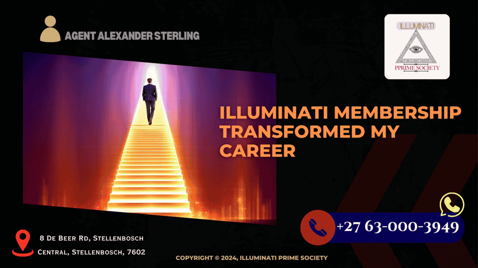 A professional rising up a staircase made of glowing energy beams, symbolizing career growth through energetic alignment.