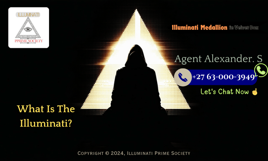 A shadowy figure in a dimly lit room, symbolizing the secretive nature of the Illuminati.