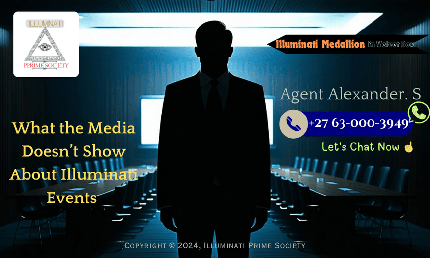 A shadowy figure in front of a mysterious, dimly-lit meeting room, suggesting secrecy and intrigue.