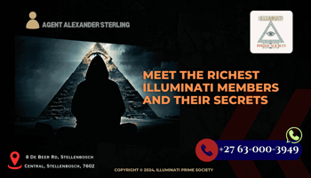 A shadowy figure with a pyramid and all-seeing eye in the background, symbolizing the mysterious nature of the Illuminati.