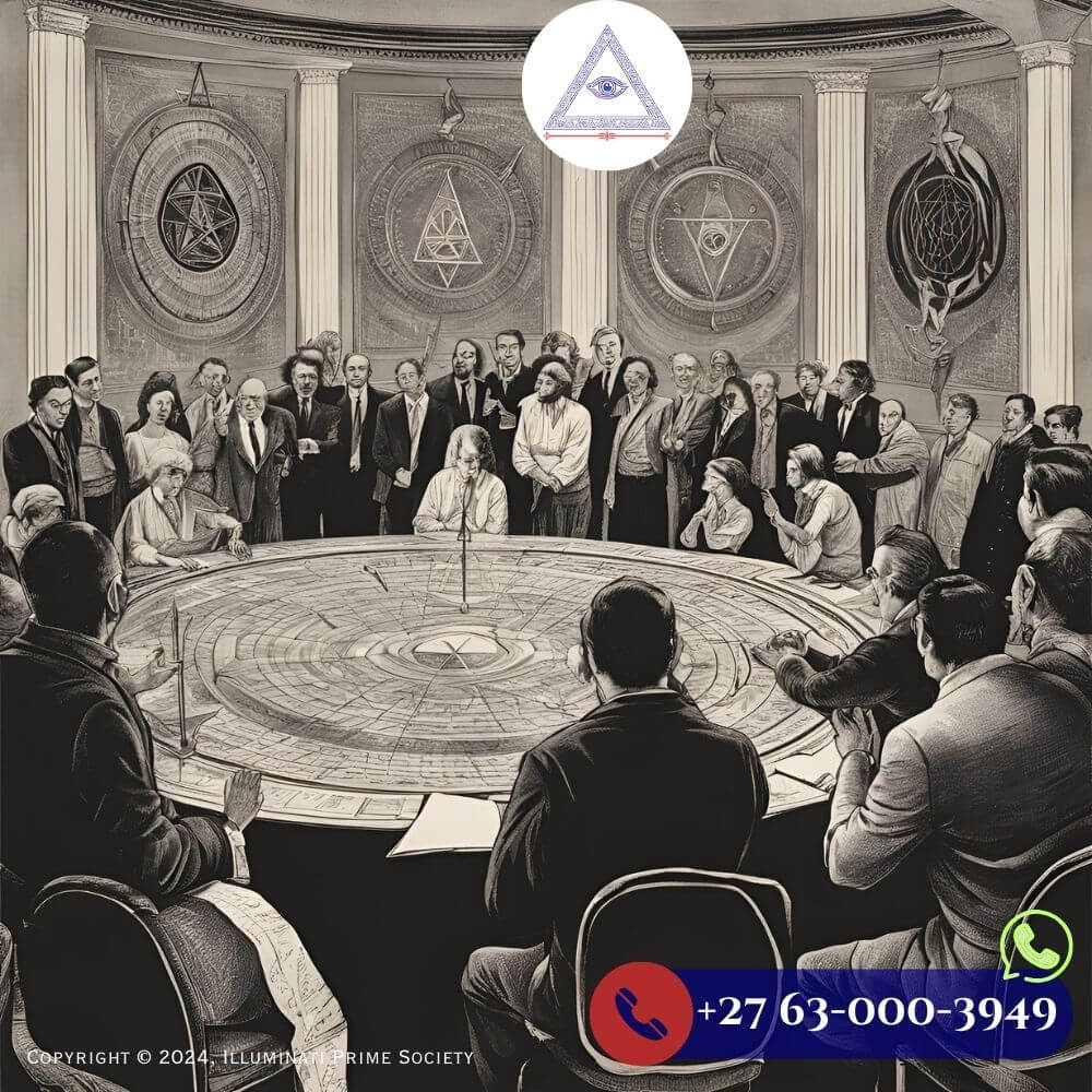 Attendees learning about Illuminati symbolism at a workshop (2)