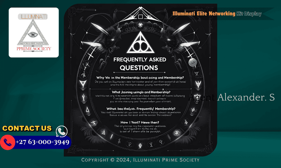 Illuminati frequently asked questions about joining and membership