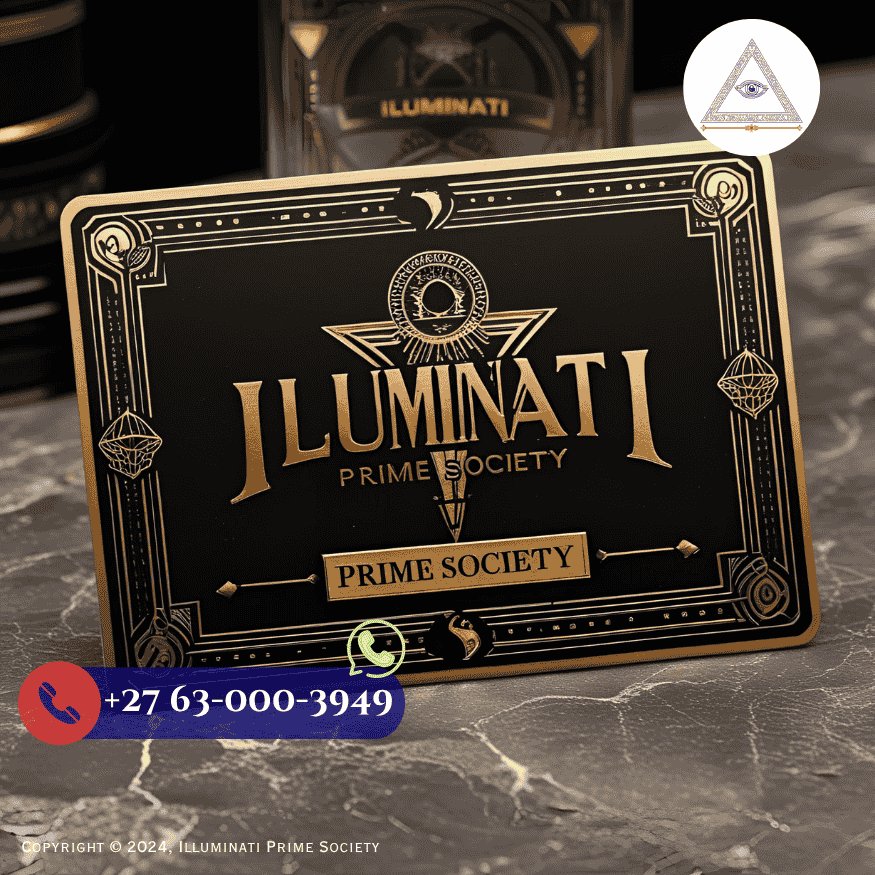 Luxury membership card for the Illuminati Prime Society. (1)