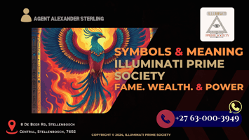Illustration of a Phoenix rising from flames, symbolizing rebirth and transformation.