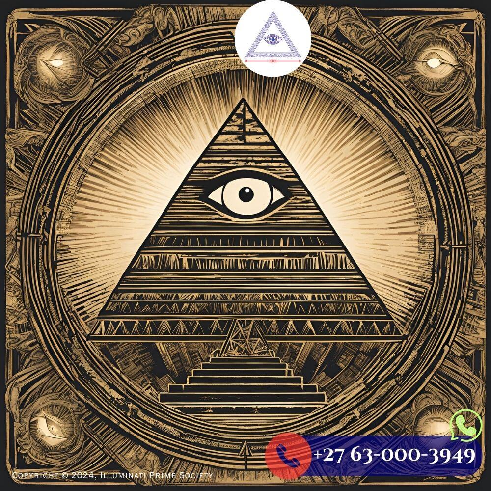 Illuminati pyramid with the Eye of Providence