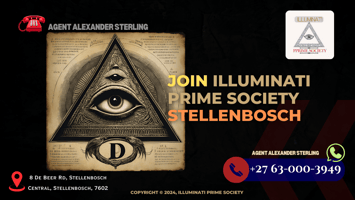 Artistic representation of Illuminati and Freemasonry symbols