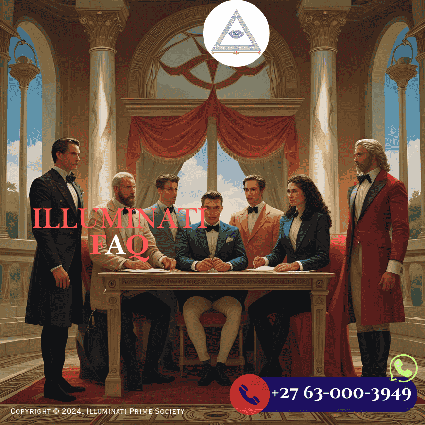 A group of new Illuminati members studying the application process