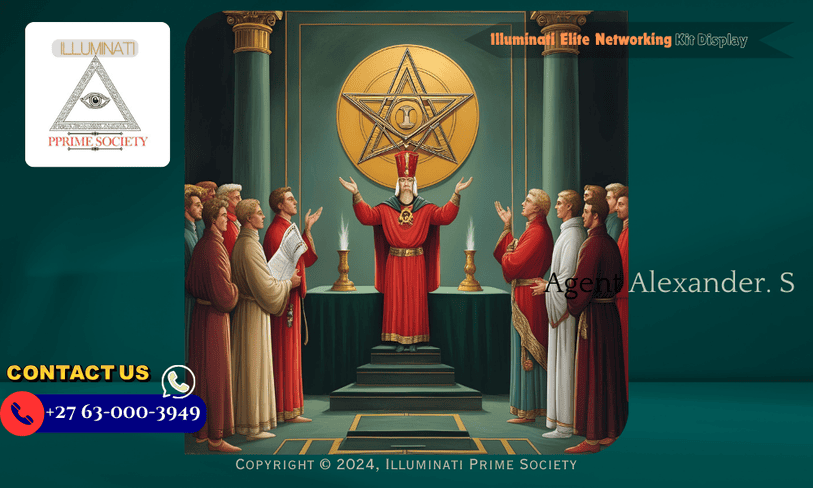 A high-ranking Illuminati member conducting an induction ritual. (2)