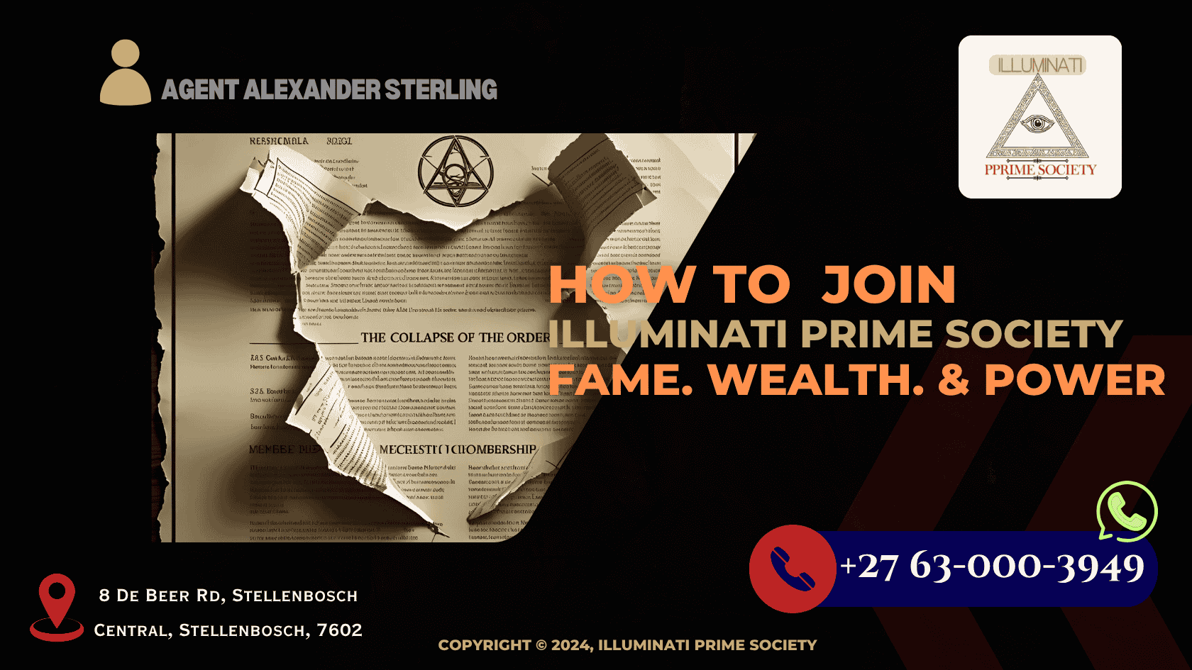 A torn Illuminati membership document, symbolizing the collapse of the order. (1)