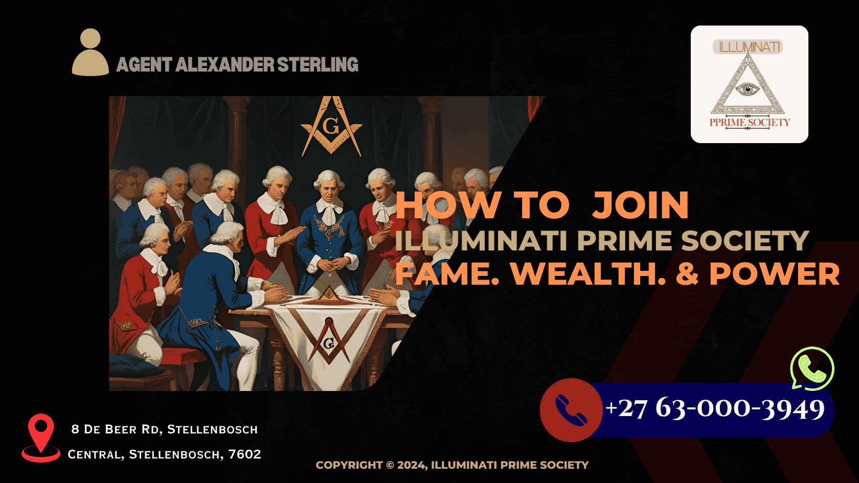 An 18th-century depiction of Freemasons conducting an initiation ceremony.