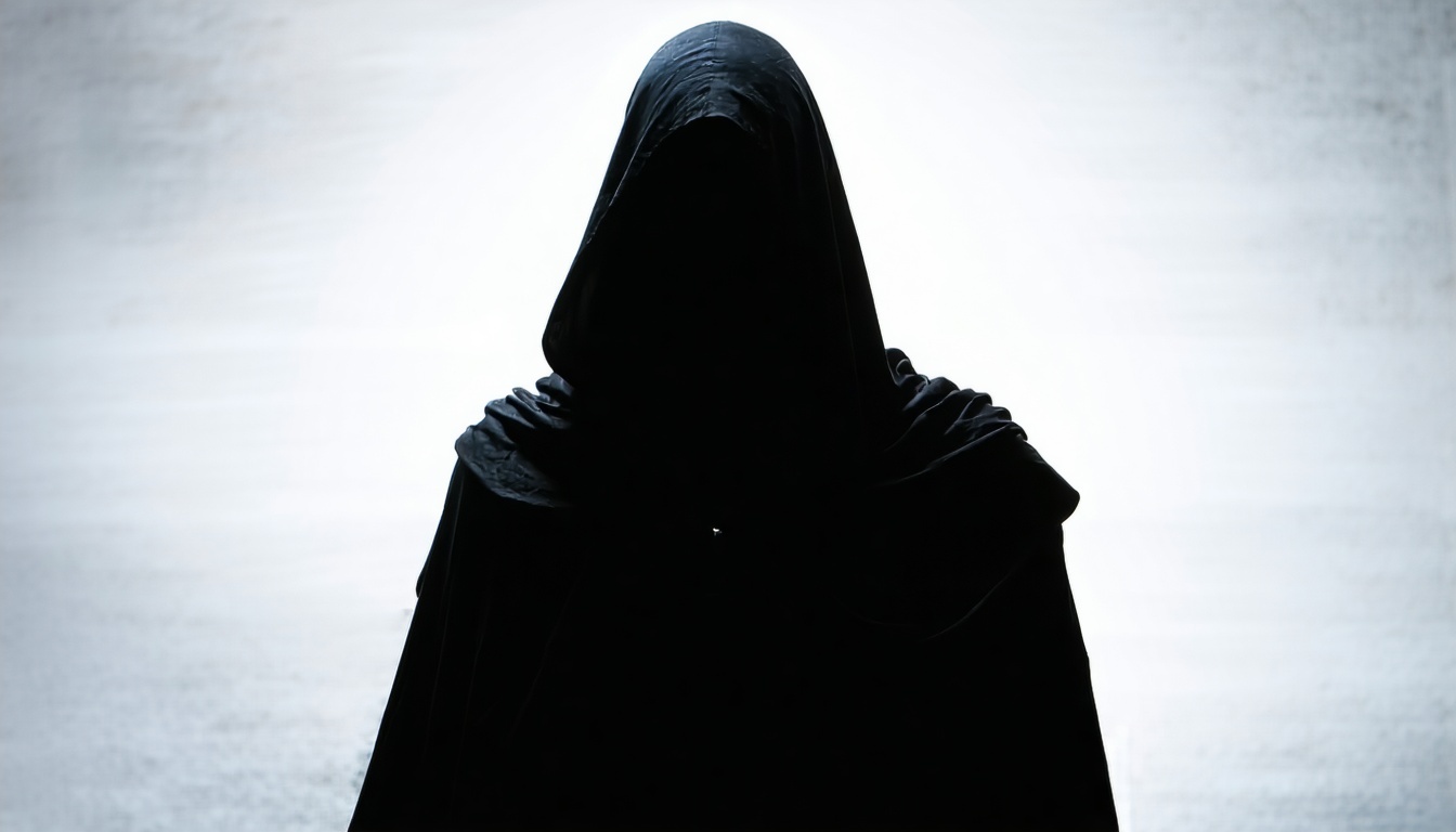 A mysterious and shadowy figure symbolizing the secrecy and intrigue surrounding the Illuminati.
