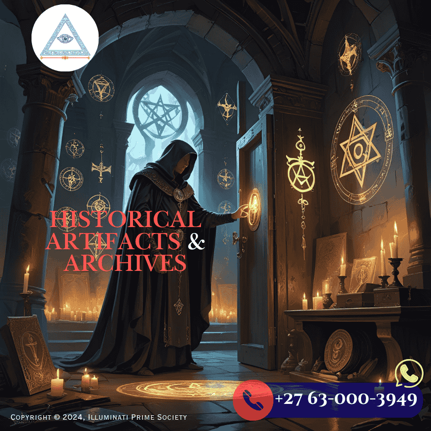 Illuminati Archivist unlocking the chamber of sacred artifacts (1)