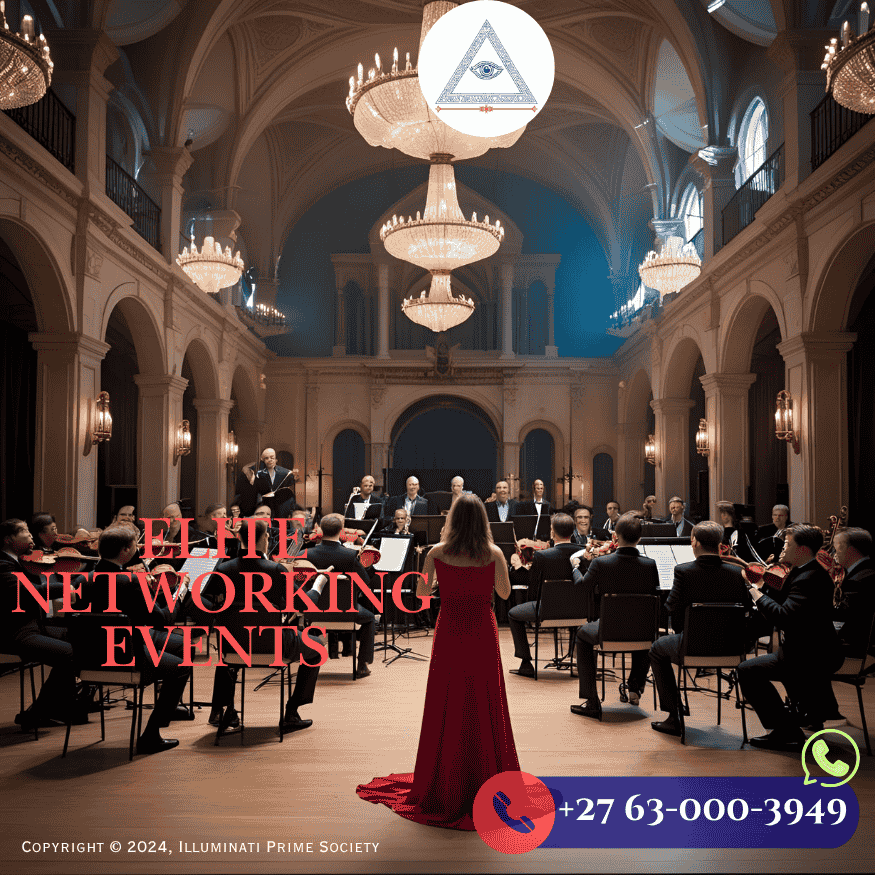 Live symphonic performance at Illuminati networking event
