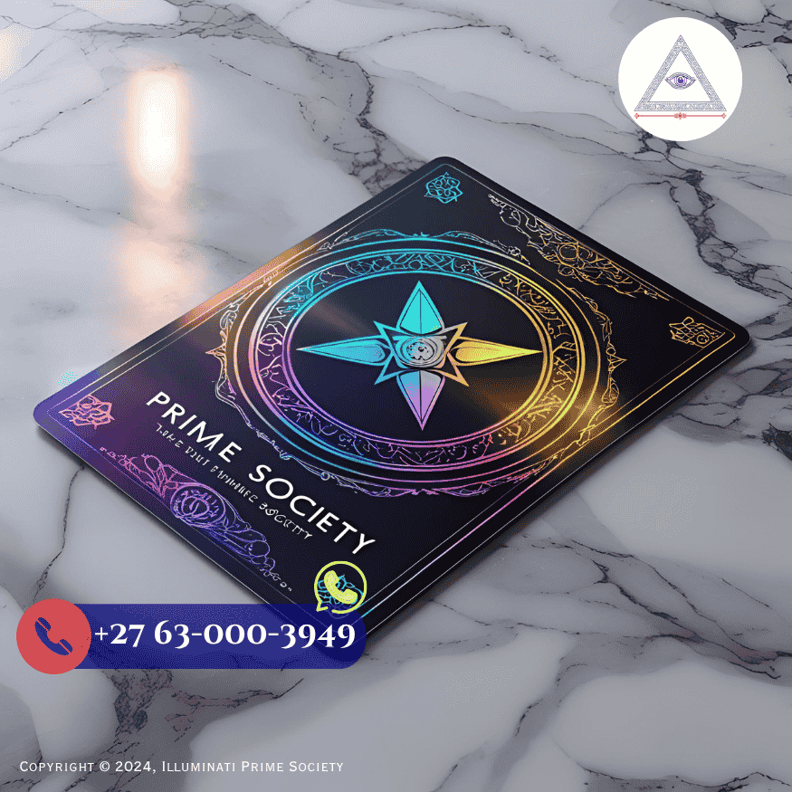 Luxury membership card for the Illuminati Prime Society. (2)