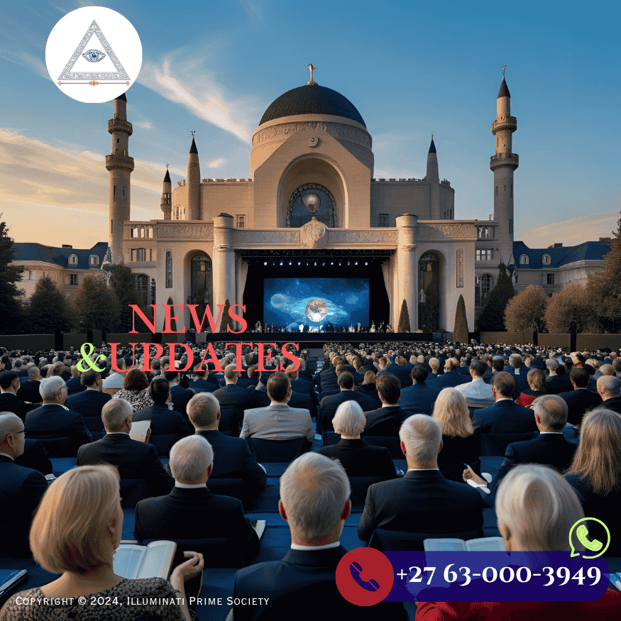 Members viewing global Illuminati summit livestream from multiple locations