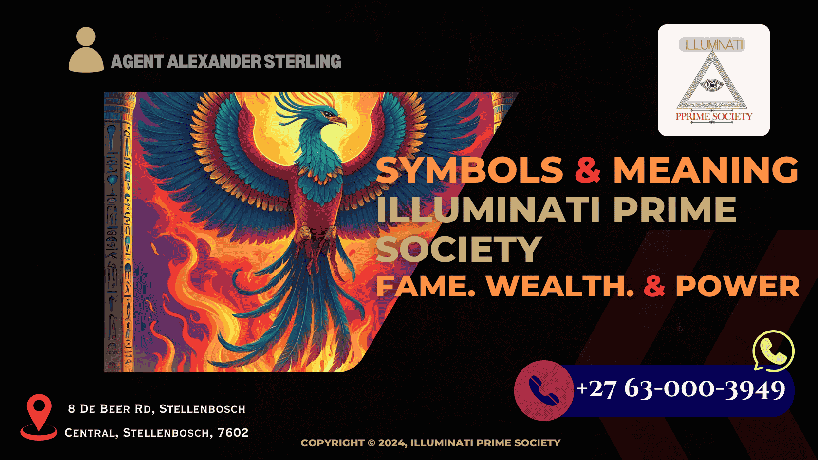 Illustration of a Phoenix rising from flames, symbolizing rebirth and transformation.