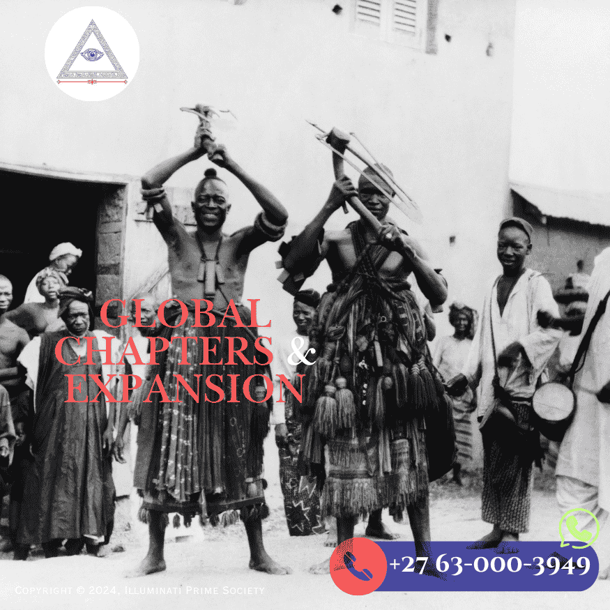 Sacred ritual circle conducted by an African chapter under a full moon (1)