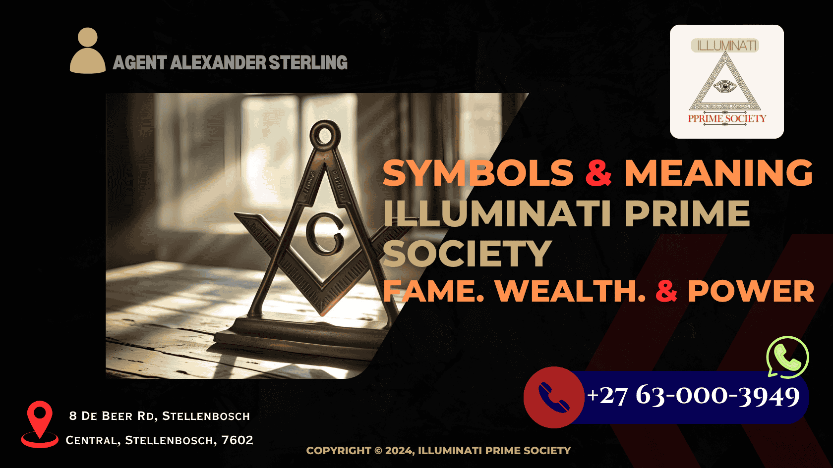 Square and Compass symbol representing Freemasonrys emphasis on morality and virtue. (2)