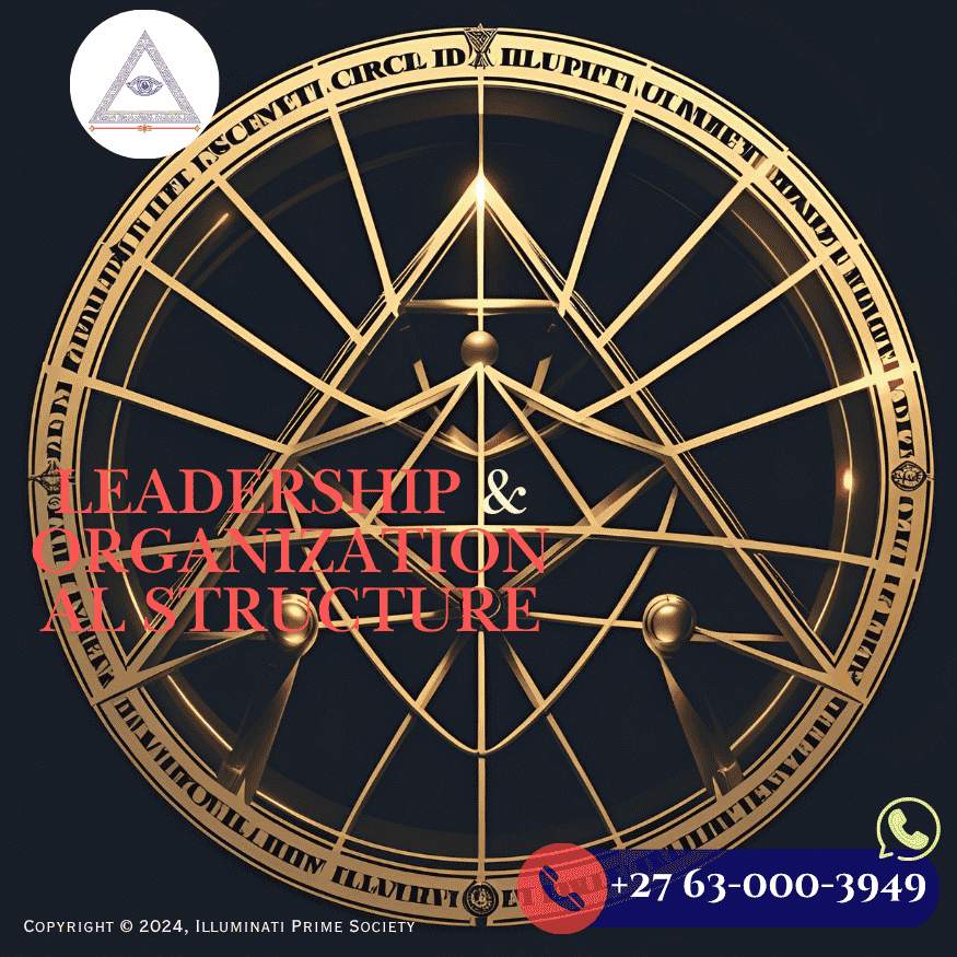 Symbolic diagram showing the Illuminati leadership hierarchy and Inner Circle