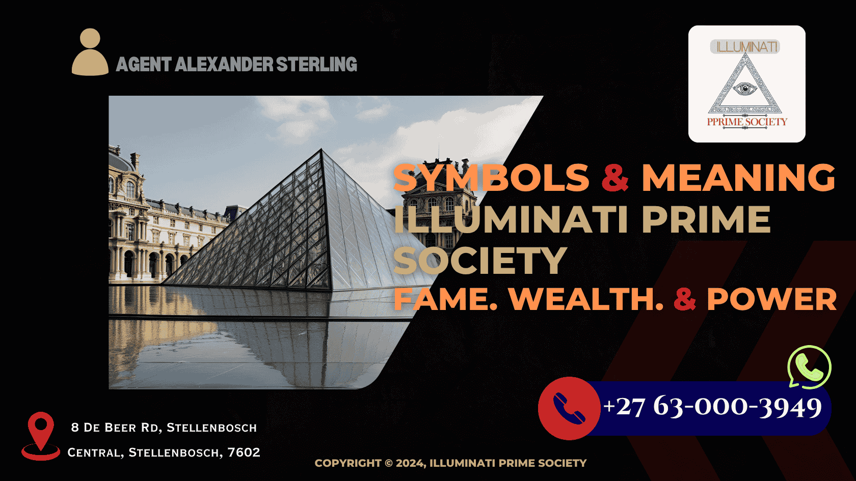 The Louvre Pyramid in Paris, an example of modern architecture with esoteric symbolism. (1)